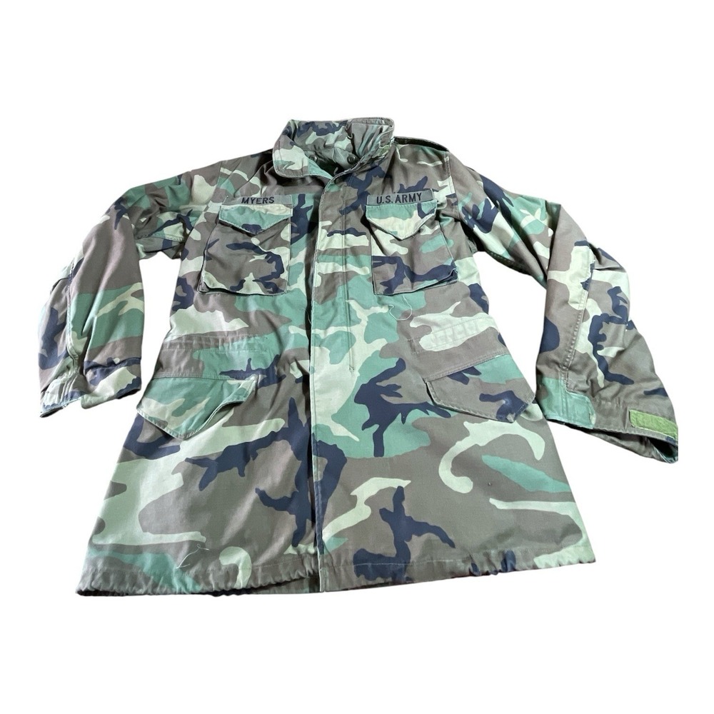Army Medic Cold Weather Coat Medium Long Camo